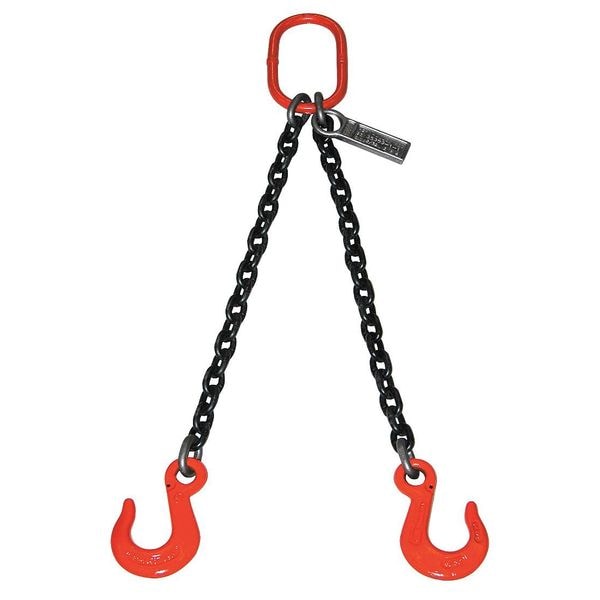 Chain Sling, Dbl Leg, 59200 lb, 7/8In, 20ft