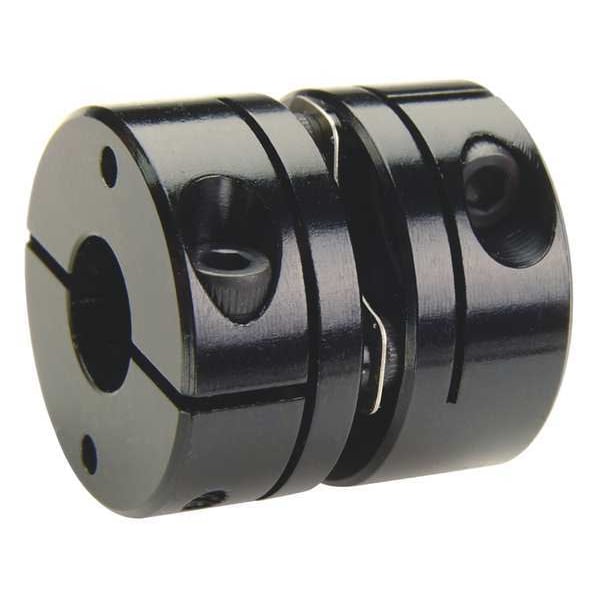 Motion Control Coupling, 10x6, Aluminum, M3