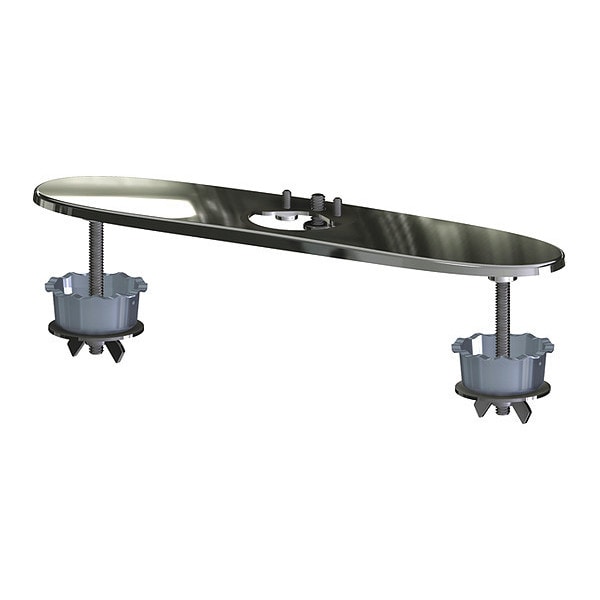 Cover Plate, 8", EQ Faucets, Curved/Hgh Arc