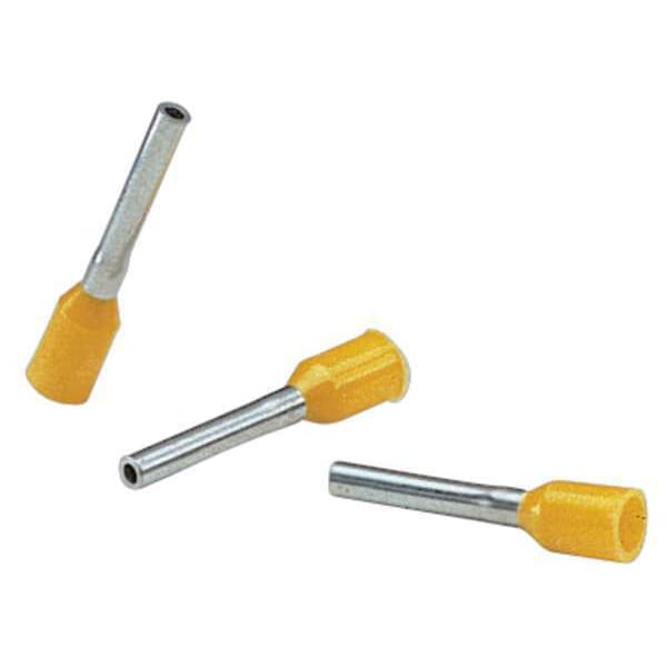 Ferrule, Insul, 4 Awg, 29mmlong, Yl, PK50