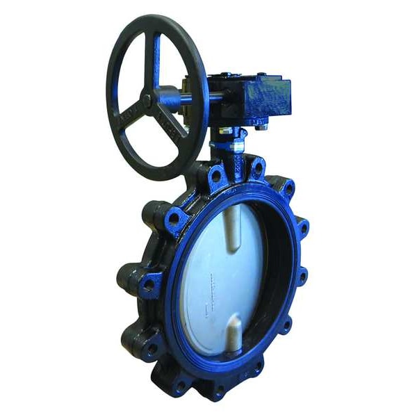 Butterfly Valve, Lug, 12 In., Ductile Iron