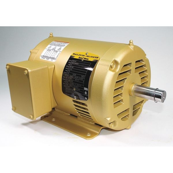 Three-Phase General Purpose Motor, 1 1/2 HP, 145T Frame, 230/460V AC Voltage, 1755 rpm Nameplate RPM