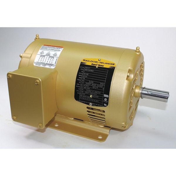 Three-Phase General Purpose Motor, 2 HP, 145T Frame, 230/460V AC Voltage, 1750 rpm Nameplate RPM