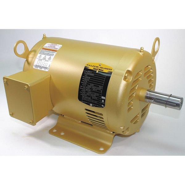Three-Phase General Purpose Motor, 3 HP, 182T Frame, 230/460V AC Voltage, 1765 rpm Nameplate RPM