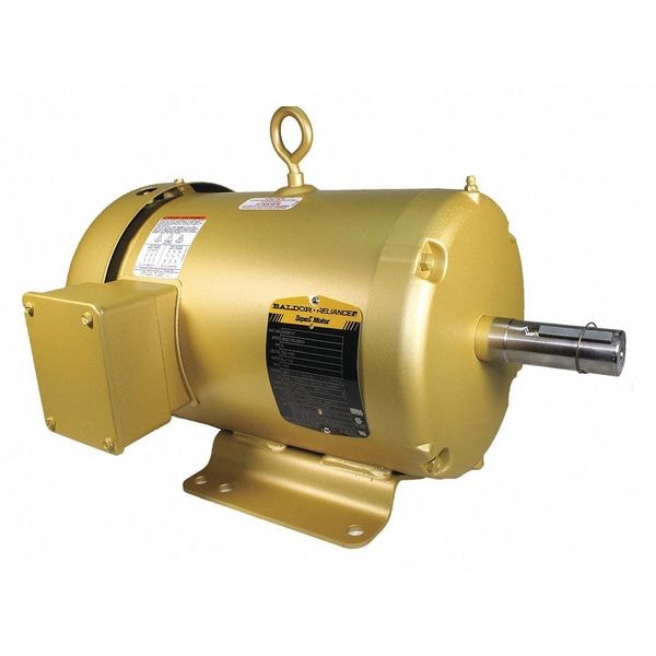 Three-Phase General Purpose Motor, 3 HP, 182T Frame, 208-230/460V AC Voltage, 1760 rpm Nameplate RPM