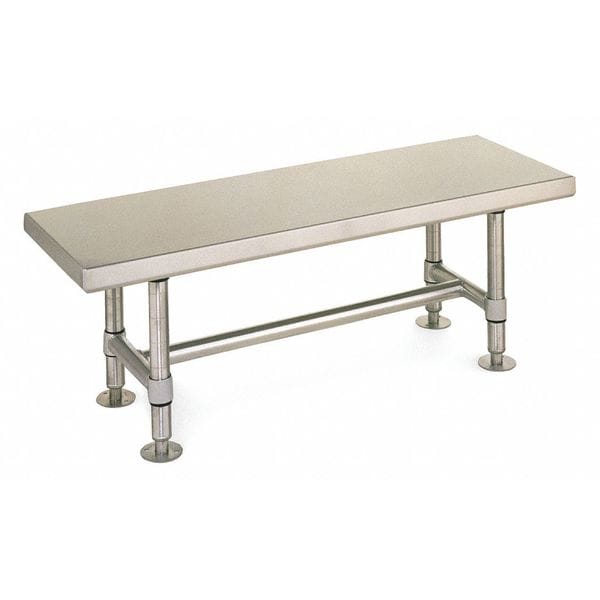 Gowning Bench, Stainless, 16X60X18, Ea