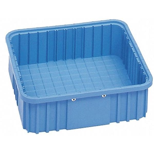 Divider Box, Polypropylene, Blue, 6 in H, 11 in W