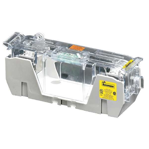 Open Fuse Block, 70 to 100A Amp Range, 250V AC/DC Volt Rating, 1 Poles, Box Lug
