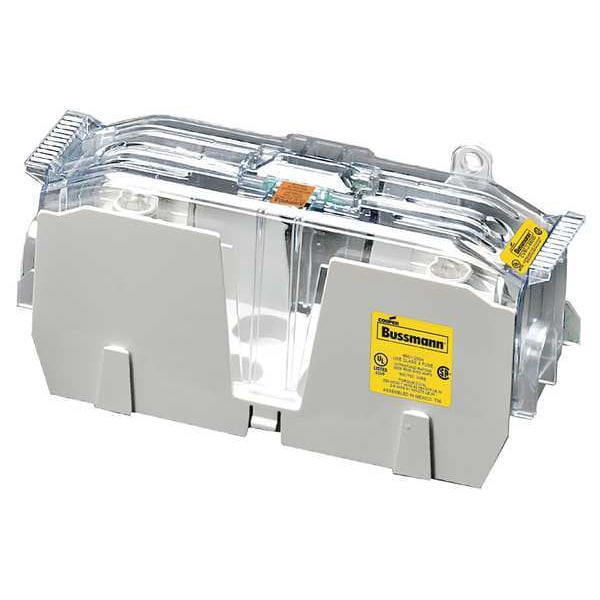 Open Fuse Block, J UL Class, 600V AC/DC Volt Rating, 1 Poles, Box Lug