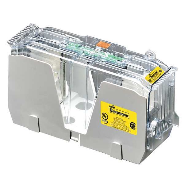 Open Fuse Block, J UL Class, 600V AC/DC Volt Rating, 1 Poles, Box Lug