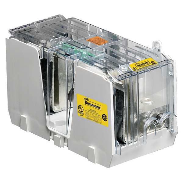 Open Fuse Block, J UL Class, 600V AC/DC Volt Rating, 1 Poles, Box Lug