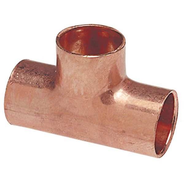 1" x 1/2" x 3/4" NOM C Copper Reducing Tee