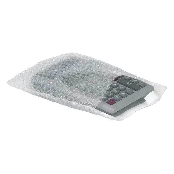 Self-Seal Bubble Pouches, 7"x11 1/2", Clear, PK400