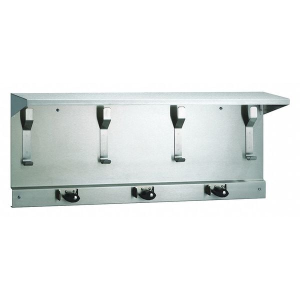 Utility Shelf w/Mop & Broom Holder