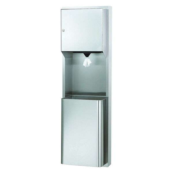 Semi Recessed Box Towel/Waste Unit