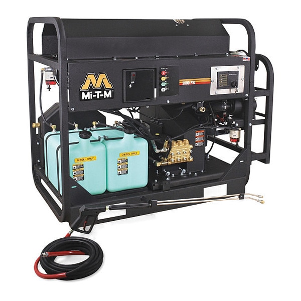 Medium Duty 3000 psi Hot Water Gas Pressure Washer