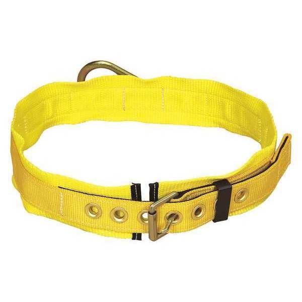 Body Belt, 1 D-Rings, Back Location, Stainless Steel, Includes Padding: Yes , 5XL