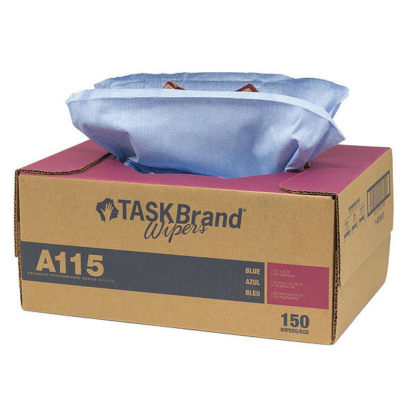 Wipes 12" 16-3/4", Blue