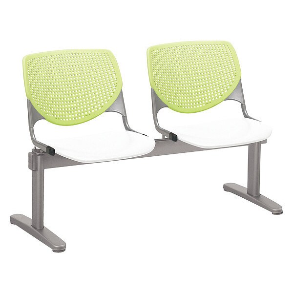 Kool Beam Seat Beam Seating, 47 in W 22 L 31 H, Polypropylene Seat