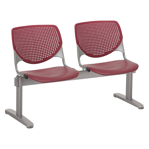 Kool Beam Seat Beam Seating, 47 in W 22 in L 31 in H, Polypropylene Seat
