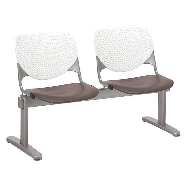 Kool Beam Seat Beam Seating, 47 in W 22 L 31 H, Polypropylene Seat