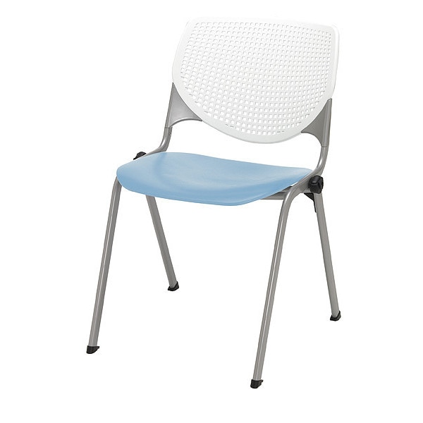 Poly Stack Chair, Sky Blue Seat