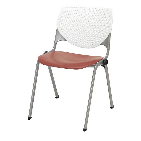 Poly Stack Chair, Coral Seat