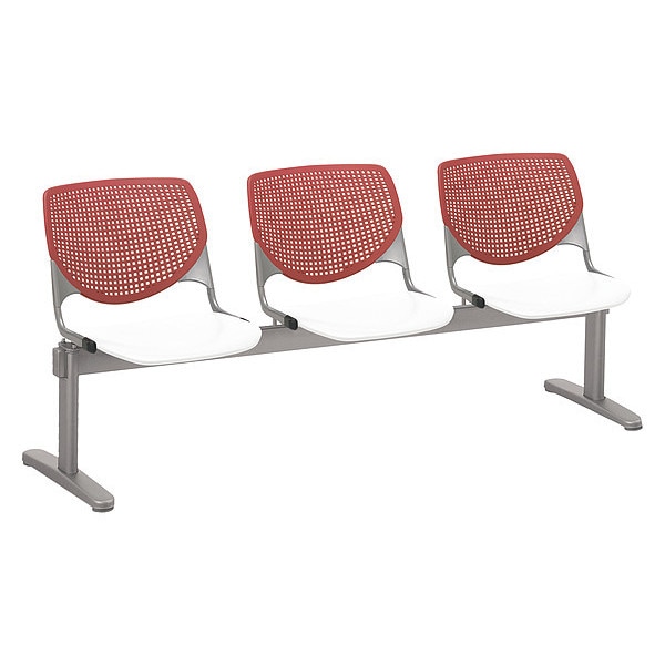 Kool Beam Seat Beam Seating, 71 in W 22" L 31" H