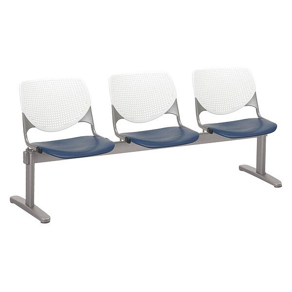 Kool Beam Seat Beam Seating, 71 in W 22" L 31" H, Polypropylene Seat