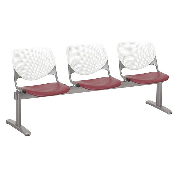 Kool Beam Seat Beam Seating, 71 in W 22" L 31" H, Polypropylene Seat