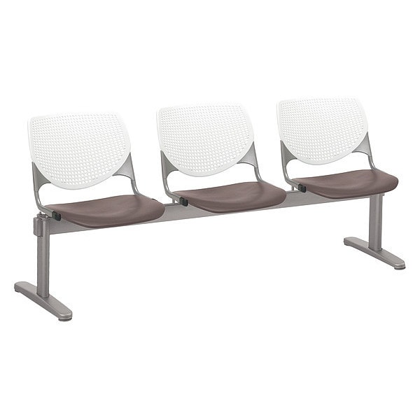 Kool Beam Seat Beam Seating, 71 in W 22" L 31" H, Polypropylene Seat