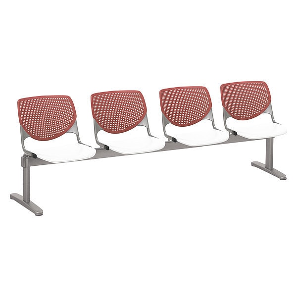 Kool Beam Seat Beam Seating, 95 in W 22" L 31" H