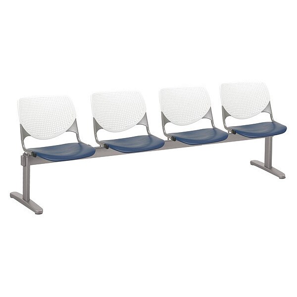 Kool Beam Seat Beam Seating, 95 in W 22" L 31" H, Polypropylene Seat