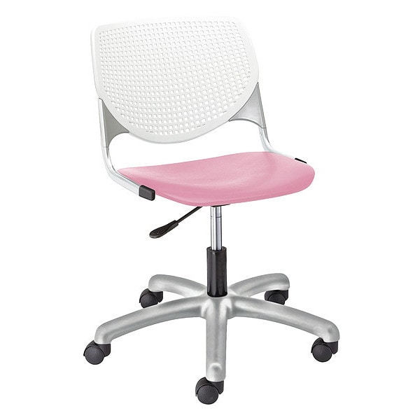 Poly Task Chair, Pink Seat