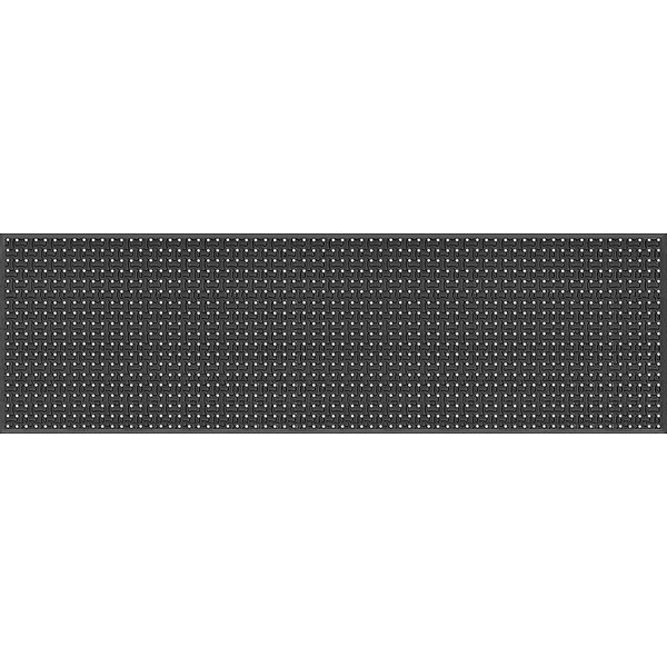 Drainage Mat, Nitrile Sponge Rubber, 10 ft W x 3 ft L, Black