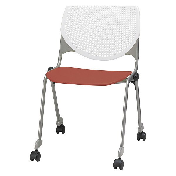 Poly Stack Chair, Coral Seat
