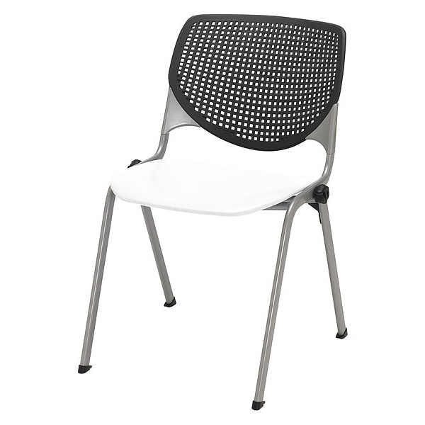 Poly Stack Chair, Black Back