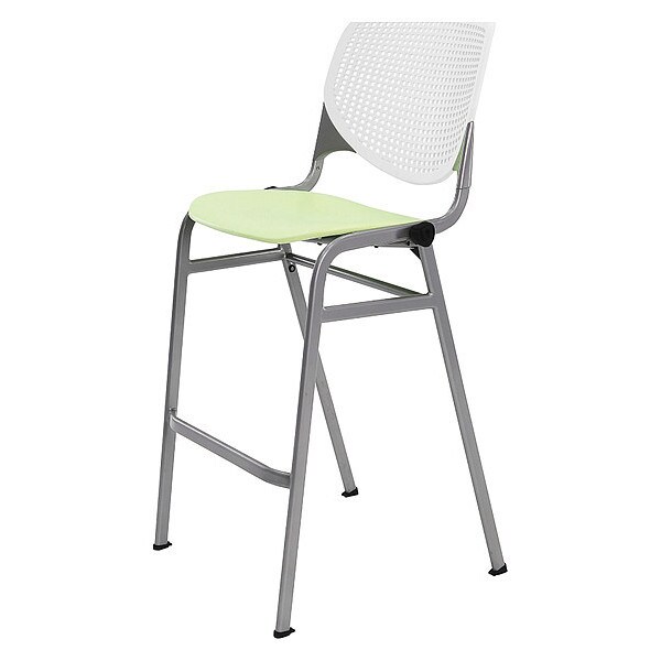 Poly Stack Barstool, Lime Gn Seat