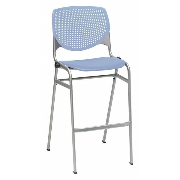 Poly Barstool, Peri Blue