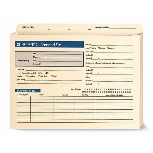 Confidential Personnel File, Expndbl, PK25