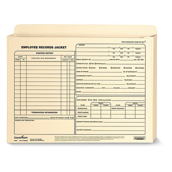 Employee Record Jckt, Expndbl Letter, PK25