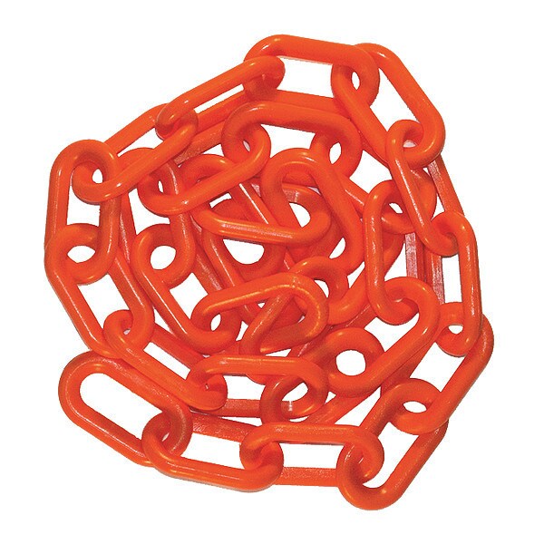 Plastic Chain, 2" x 500 ft., Sfty Green