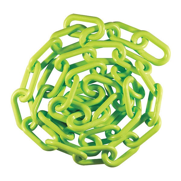 Plastic Chain, 2" x 500 ft., Sfty Orange