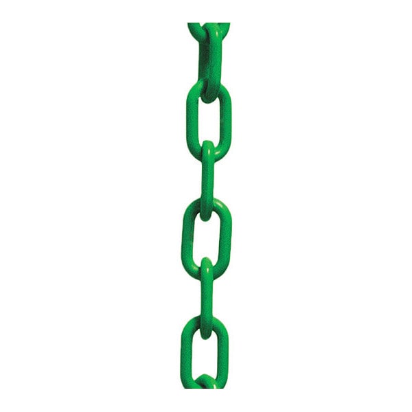 Plastic HD Chain 2" x 50 ft., Green