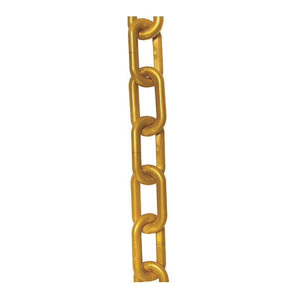 Plastic HD Chain 2" x 50 ft., Gold