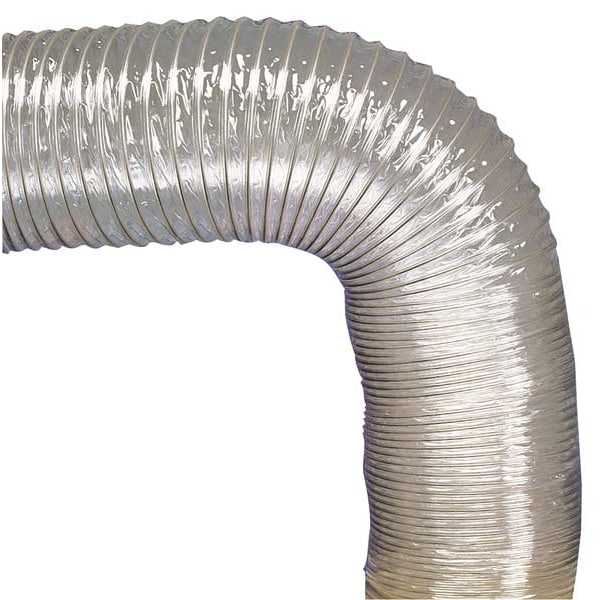 Ducting Hose, 25 ft L, 6" Bend Radius
