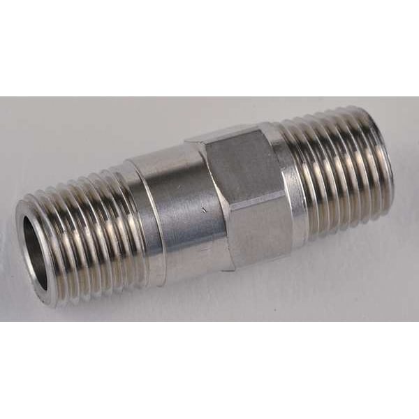1/8" MNPT Stainless Steel Piston Spring Check Valve