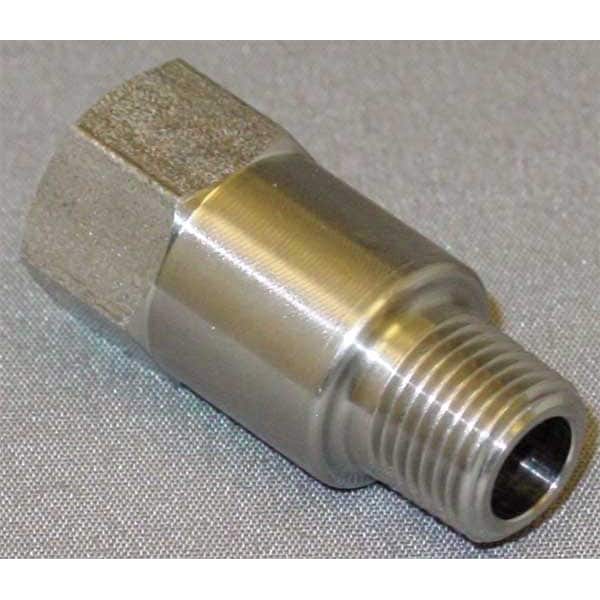 1/8" MNPT x FNPT Stainless Steel Piston Spring Check Valve