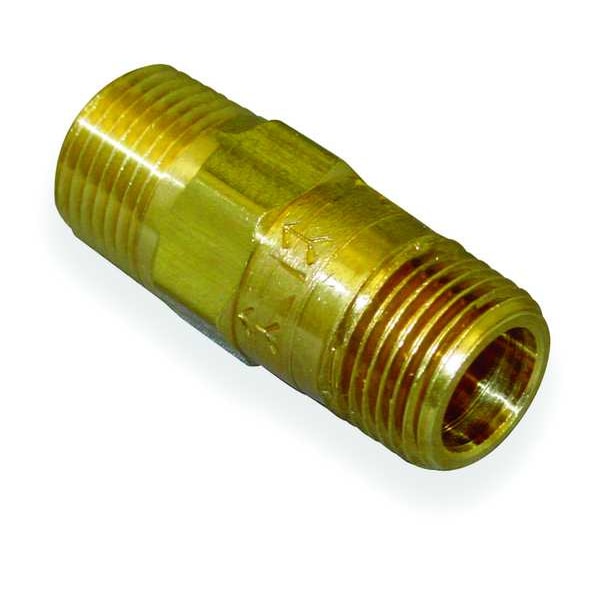 3/8" MNPT Brass Piston Spring Check Valve