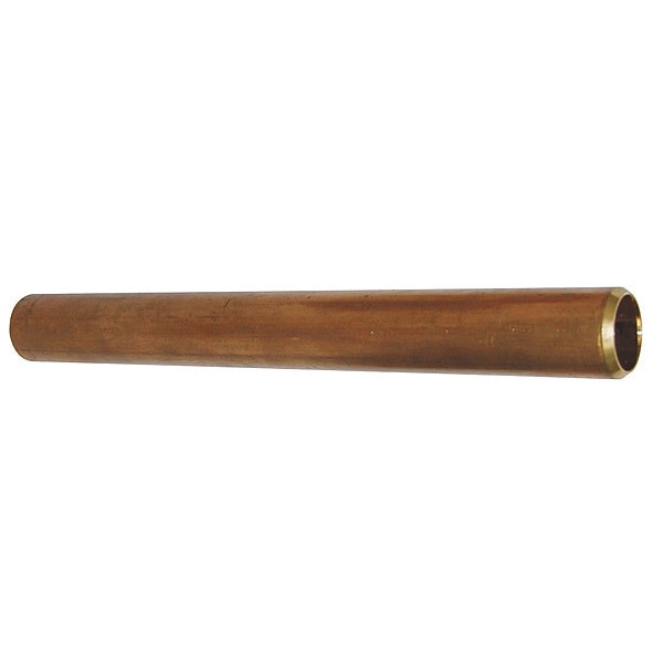 1/2" MNPT x 18" TBE Red Brass Pipe Sch 40